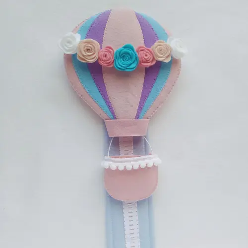 Porta Tiara, Laços e Fitas - Balão Florido