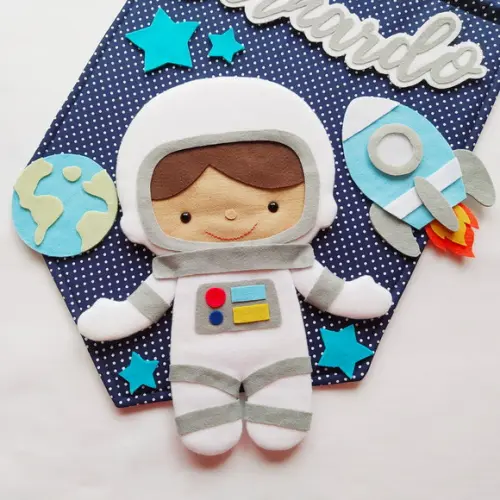 Apostila de Feltro Astronautas no Espaço - Volume 1