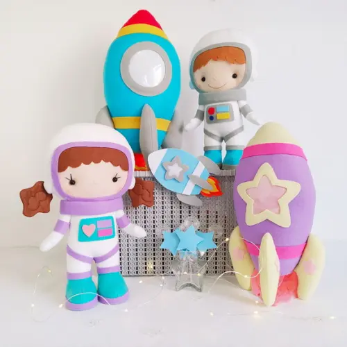 Apostila de Feltro Astronautas no Espaço - Volume 2