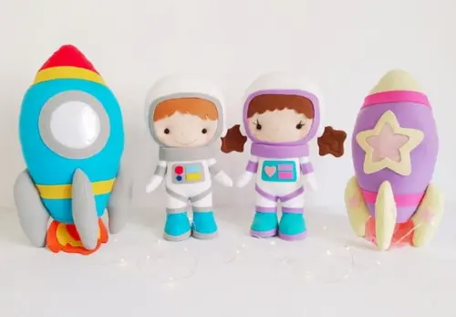 Apostila de Feltro Astronautas no Espaço - Volume 2