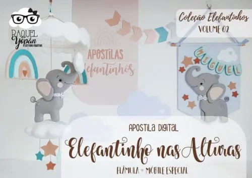 Apostila de Feltro Elefantinho nas Alturas - Vol. 2