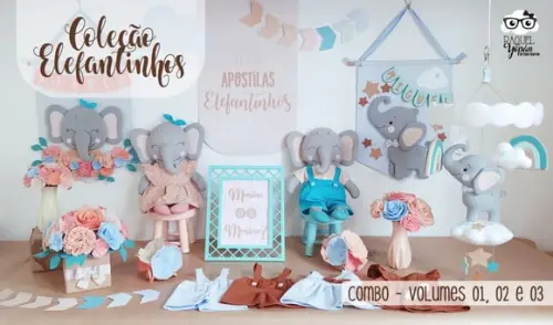 Combo de Apostilas Coleção Elefantinhos - Volumes 1,2 e 3