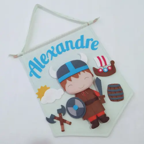 Flâmula Porta de Maternidade Viking - Alexandre