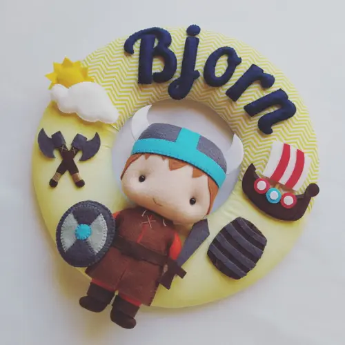 Guirlanda Porta de Maternidade Viking - Bjorn