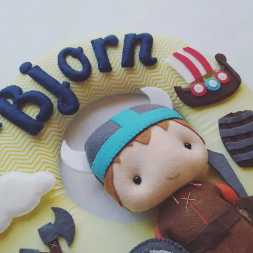 Guirlanda Porta de Maternidade Viking - Bjorn