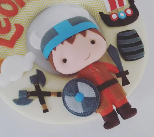 Guirlanda Porta de Maternidade Viking - Leonardo