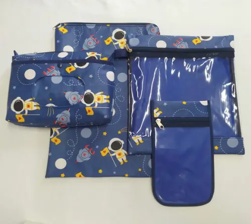 Kit Escolinha Creche para Organização - Astronauta, Foguete