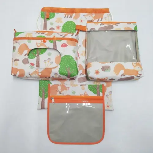 Kit Organização Bolsa do Bebê Maternidade - Raposinhas