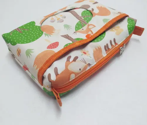 Kit Organização Bolsa do Bebê Maternidade - Raposinhas