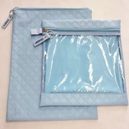 Kit Organizadores Roupa Limpa e Suja - Azul Bebê