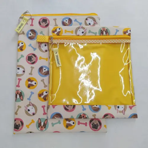 Kit Organizadores Roupa Limpa e Suja - Cachorrinhos
