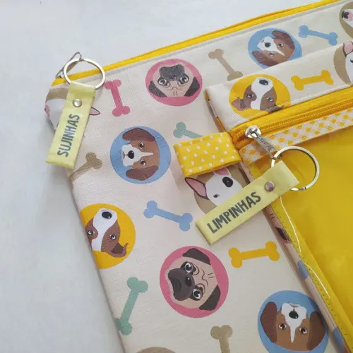Kit Organizadores Roupa Limpa e Suja - Cachorrinhos