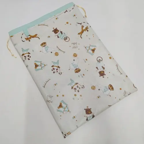 Kit Organizadores Roupa Limpa e Suja - Circo Animais Retrô