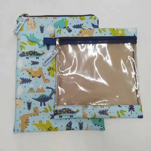 Kit Organizadores Roupa Limpa e Suja - Dinossauros