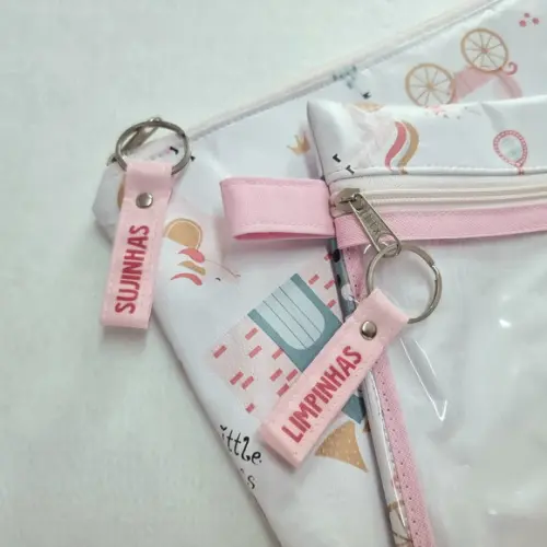 Kit Organizadores Roupa Limpa e Suja - Princesas