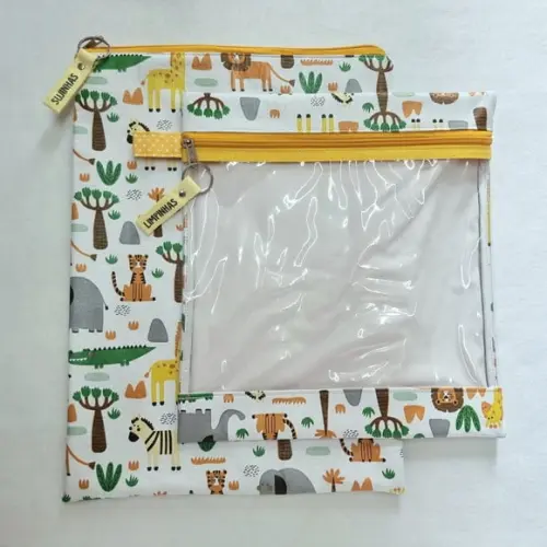 Kit Organizadores Roupa Limpa e Suja - Safari ou Selva