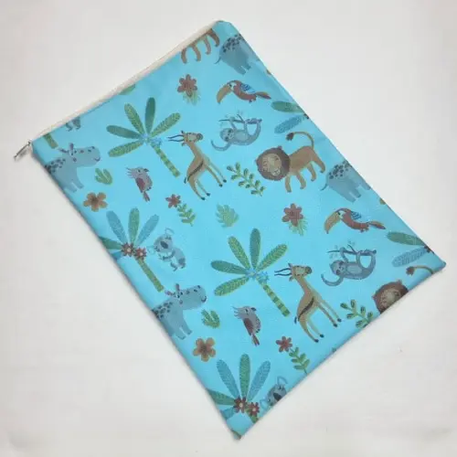 Kit Organizadores Roupa Limpa e Suja - Safari Turquesa