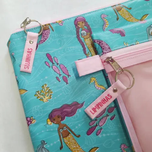 Kit Organizadores Roupa Limpa e Suja - Sereias