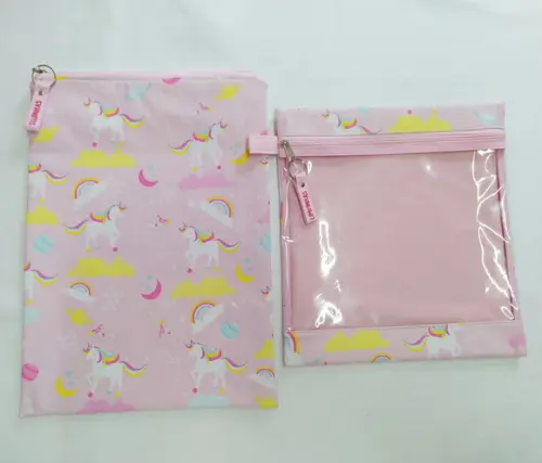 Kit Organizadores Roupa Limpa e Suja - Unicórnio Arco-íris