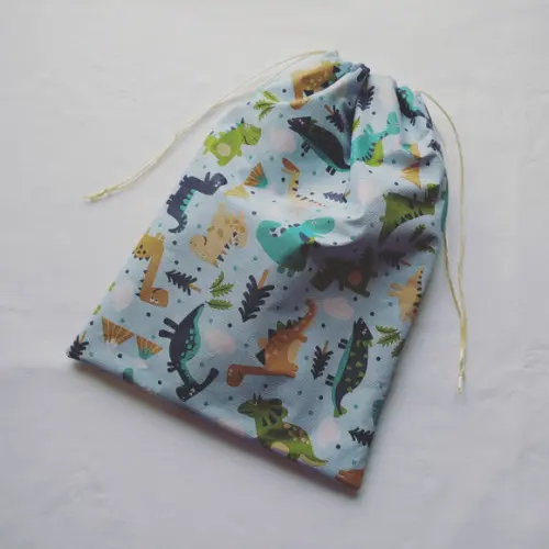 Kit Sacos Impermeáveis para Roupas 28x40 - Dinossauros