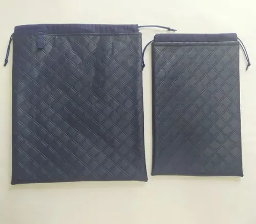 Kit Sacos Impermeáveis Roupas Limpas e Sujas - Azul Marinho