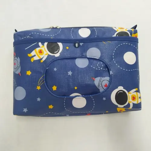 Necessaire Porta Fraldas e Lenço Umedecido - Astronauta