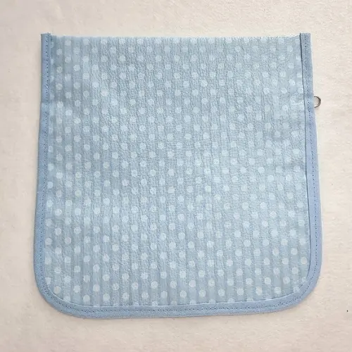 Porta Kit de Higiene - Poá Azul Bebê