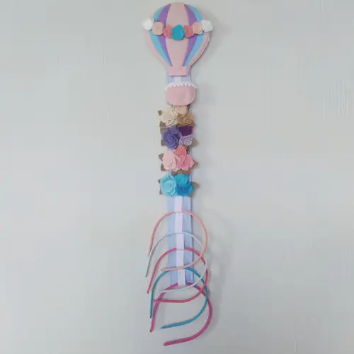 Porta Tiara, Laços e Fitas  Kit Balão e Borboleta de Feltro