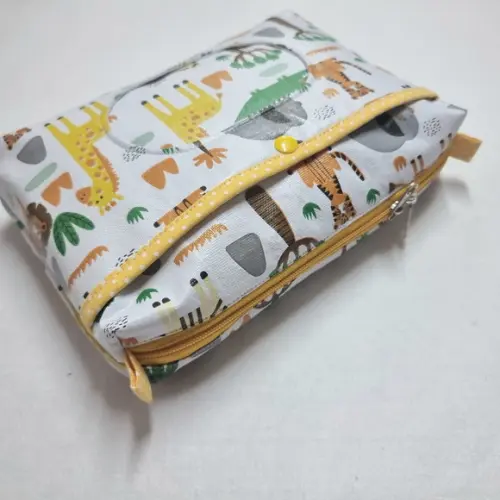 Saco Impermeável + Necessaire Porta Fralda - Safari ou Selva