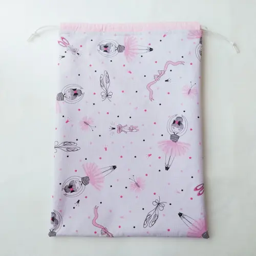 Saco Impermeável para Roupas 28x40 - Bailarinas