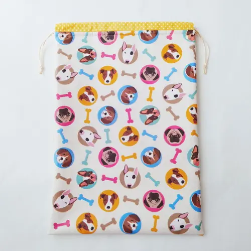 Saco Impermeável para Roupas 28x40 - Cachorrinhos