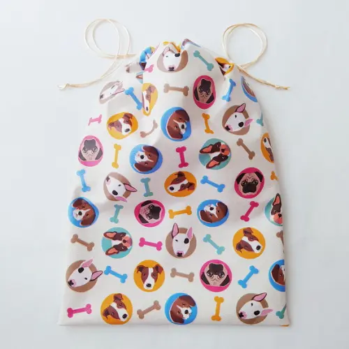 Saco Impermeável para Roupas 28x40 - Cachorrinhos