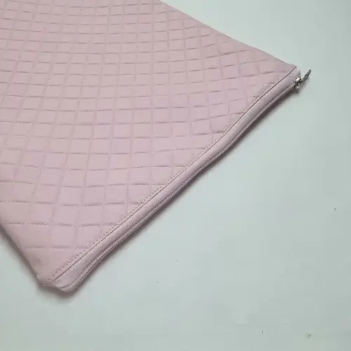 Saco Impermeável para Roupas 28x40 com Zíper - Rosa Bebê