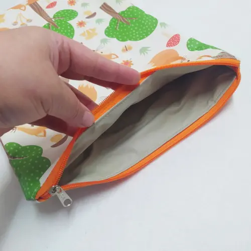 Saco Impermeável para Roupas 28x40 com Zíper - Raposa