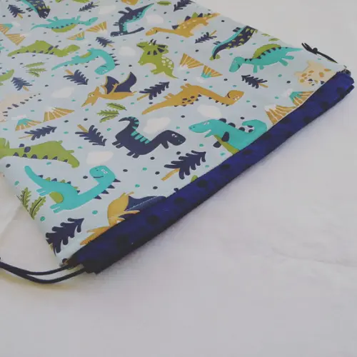 Saco Impermeável para Roupas e Toalha 32x44 - Dinossauros