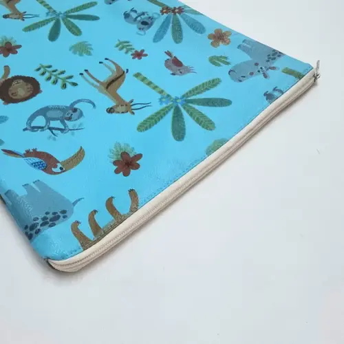 Saco Impermeável para Roupas com Zíper - Safari Turquesa