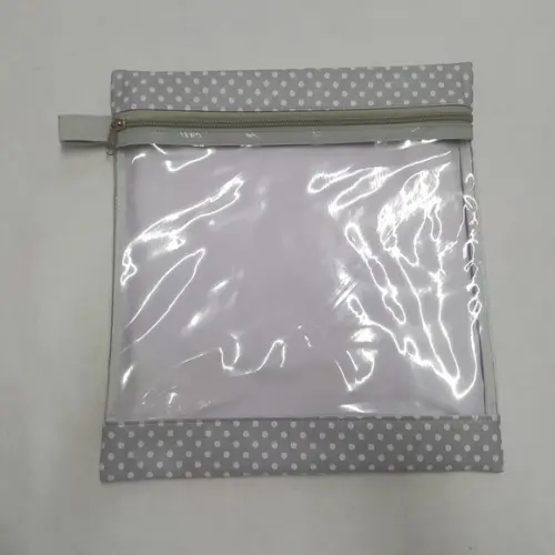 Saquinho Organizador Roupa Limpa - Cinza Poá