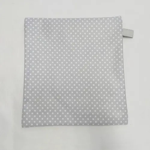 Saquinho Organizador Roupa Limpa - Cinza Poá