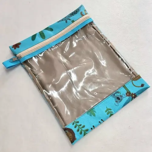Saquinho Organizador Roupa Limpa - Safari Turquesa