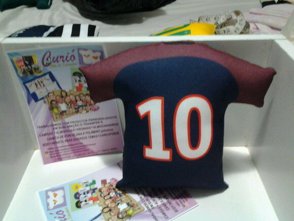 Almofadinha Camisa de Futebol