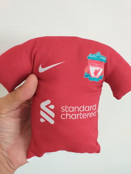 Almofadinha Formato Camisa de Futebol