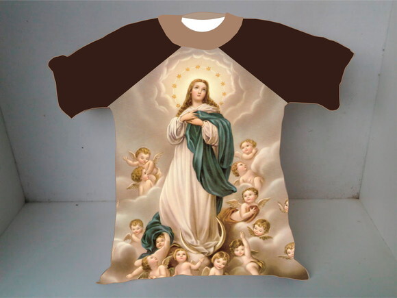 Almofadinha Formato Camisa Religiosa
