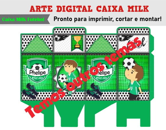 Arte Digital Caixa Milk