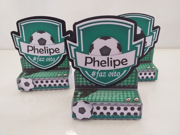 Caixas PERSONALIZADAS Tema Futebol
