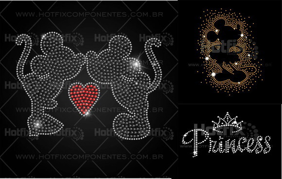 Camisa Personalizada em STRASS