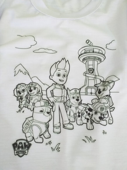 Camisa Personalizada INFANTIL para COLORIR