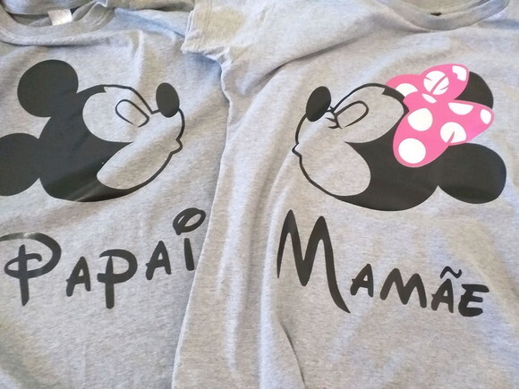 Camisa Personalizada Pai Mãe