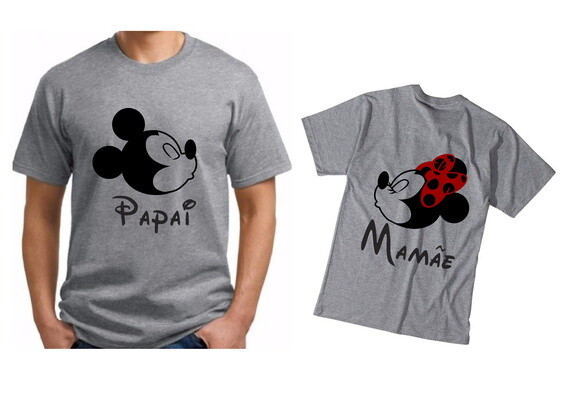 Camisa Personalizada PAI e MÃE