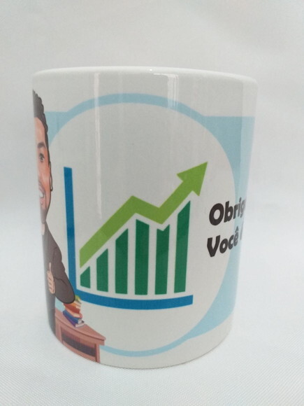 Caneca personalizada com caricatura