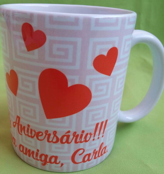 Caneca personalizada com caricatura